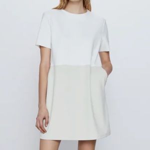 Zara Two Tone Suede Dress